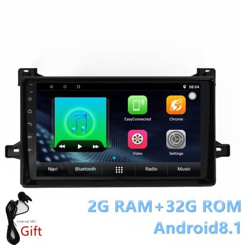 2din Car Android8.1 stereo Autoradio For Toyota Prius 2016 Quade-core RAM2G+ROM32G with BT WIFI Mirrorlink gps navigation player