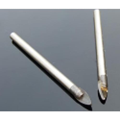 Free shipping 1pcs 4mm to 8mm Porcelain Spear Head Ceramic Tile Glass Marble Drill Bits