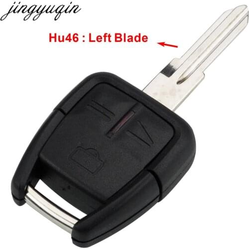 Jingyuqin 10pcs/lot 3 Button Remote Car Key Case Fit For Vauxhall Opel Astra Zafira Vectra Tigra Omega Signum Frontera Fob Shell