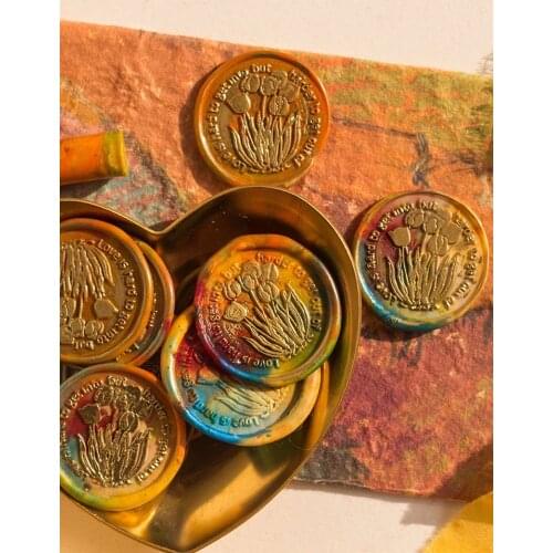 Flower,Retro Happy Birthday Wood Scrapbooking Sollos stempel Wedding Invitation Envelopes Decoration