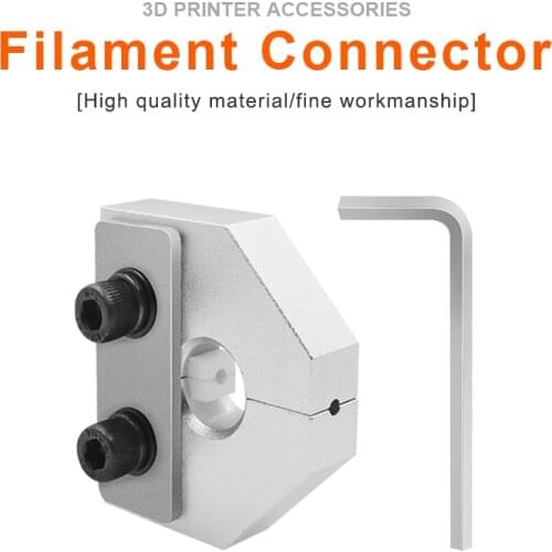 3D Printer Parts Filament Welder Connector 1.75mm PLA ABS Filament Sensor For Ender 3 Pro Anet SKR Aluminum Block