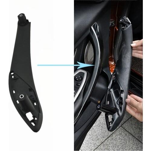 For BMW F30 F80 F31 F32 F33 F35 2013-2018 Beige Black Front Rear Left Right Car Interior Inner Door Pull Handle Cover