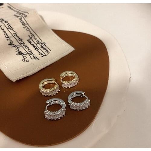 Genenic Women's Gold Earrings