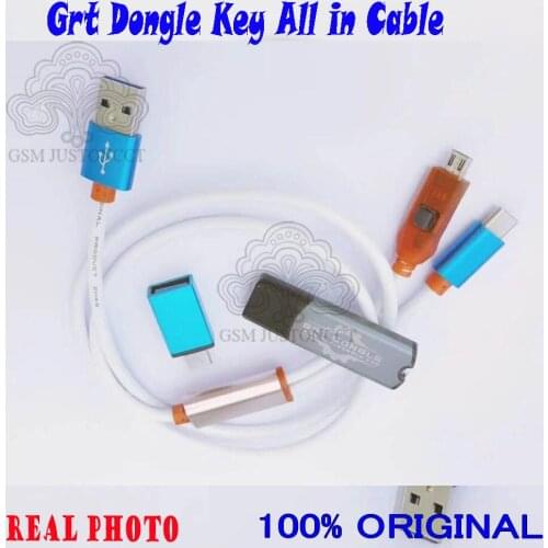 Gsmjustoncct powerful grt dongle key all in 1 cable for Qualcomm Tool IMEI repair for oppo vivo Huawei key GRT dongle