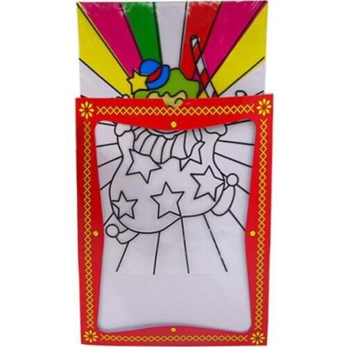 5pc Clown Color Changing Card (26.5*20.5cm) Magic Tricks Comedy Close Up Coloring Frame Magia Magician Illusion Gimmick Props
