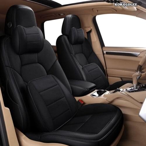 Kokololee Custom Leather car seat cover For CHANGAN CS35 CS75 CS15 CS95 CS55 Benben EV MINI LOVE Yuexiang V3 V5 V7 CX20 car seat