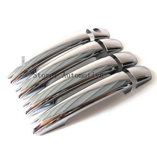 Auto door handle cover door handle cover for Peugeot 308 ABS chrome auto accessories 2010-2014