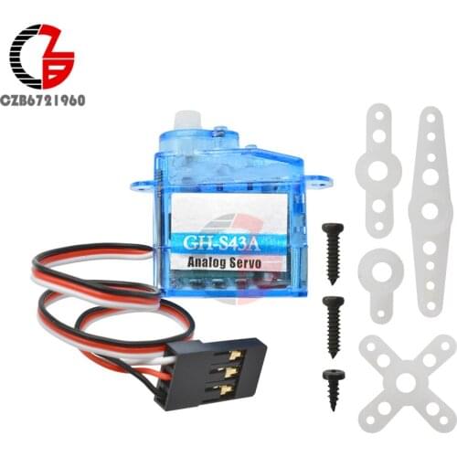 Mini 4.3g 4.8V-7.2V Micro Servo Set 5V DC Motor for Aeromodel Aircrafts Flight Direction Control