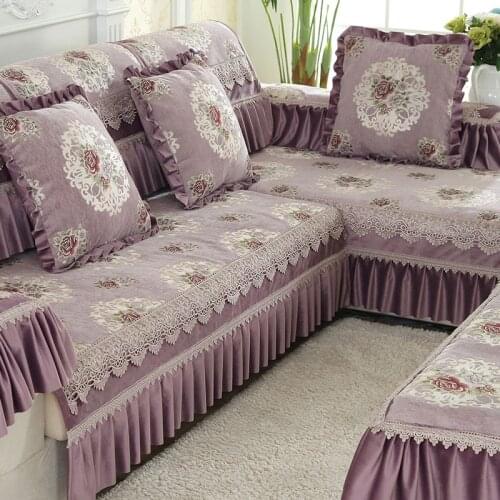 2019 new thicken sofa covers jacquard floral sofa towels slip-resistence sectional sofa couch cover home textile dec almofadas