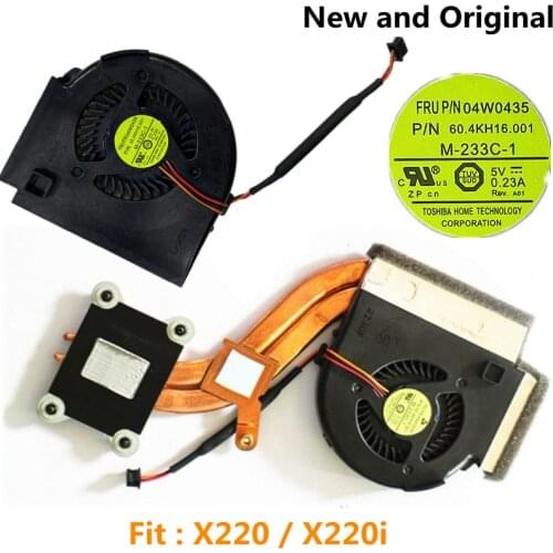 New Original CPU Cooling Fan Heatsink Radiator For Lenovo ThinkPad X230 X230i X220 X220I Laptop FRU：04W0435