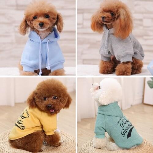 Dog Clothes Winter Warm Pet Dog Jacket Coat Puppy Christmas Clothing Hoodies For Small Medium Dogs Cat Yorkshire Outfit XS-3XL
