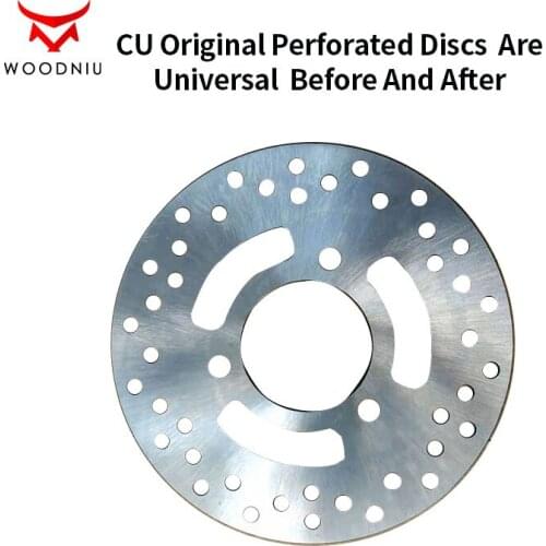 For Super SOCO TS TC MAX Original Motorcycle Accessories Brake Disc Perforated Brake Disc Front and Rear Universal