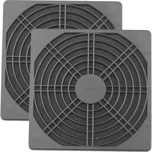 2 Pcs Dustproof Blower Guard ABS Computer Ventilator Grill 120mm Fan Filter Fan Mesh Cover Tool-Free Fan Strainer