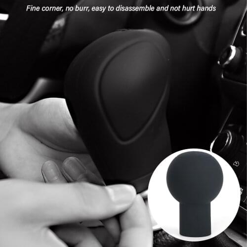 Universal Gear Shift Knob Silicone Cover For VW Golf Bora Jetta Protect Top Dustproof WaterProof Skin Non Slip Collar Decoration