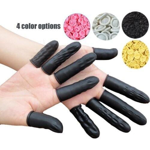 100Pcs Disposable Gloves Latex Clean Food Gloves Universal Household Garden CleanGloves Home Clean Rubber Non-slip Finger Cover