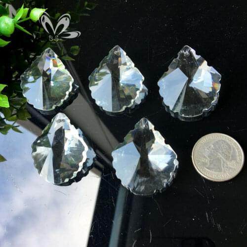 1X Scallop Shell Suncatcher Prisms Faceted Glass Art Decoration Chandelier Crystal Part Hanging Pendant DIY Party Lamp Supply