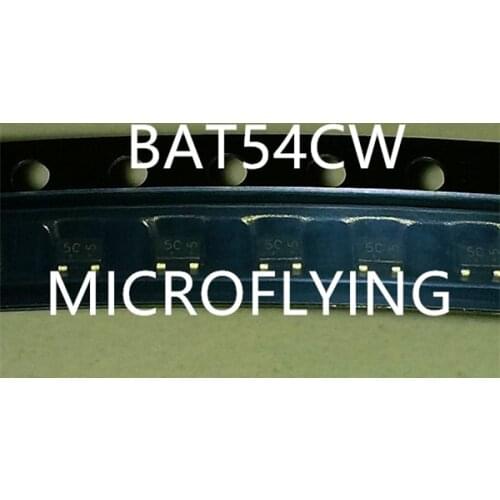 20PCS BAT54CW BAT54C BAT54 5C SOT323