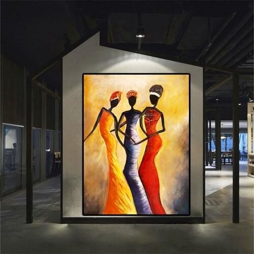 Needlework Full Round Square Drill 5D Diamond Painting African Woman Portrait Diy Diamond Embroidery Mosaic Gift Home Decor