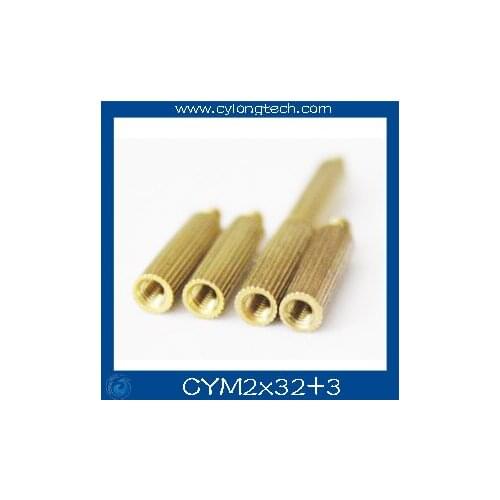 Free shipping M2*32+3mm cctv camera isolation column 100pcs/lot Monitoring Copper Cylinder Round Screw
