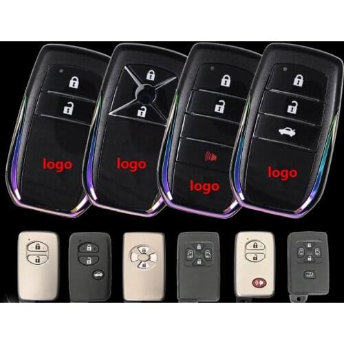 Boutique Car Remote Key Shell for Toyota Land Cruiser Avlon YARIS CAMRY RAV4 AYGO Tundra Corolla PRADO Prado Tarago Avensis FJ