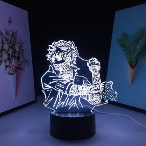 Dabi Lamp for Bedroom Decoration Night Light Birthday Gift Manga LED Table Lamp Anime Figure 3D Lamp My Hero Academia Dropship