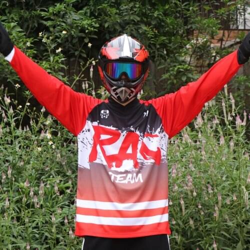 MTB DH MX Bicycle Cycling Bike downhill Jersey off-road shirt male breathable long sleeve