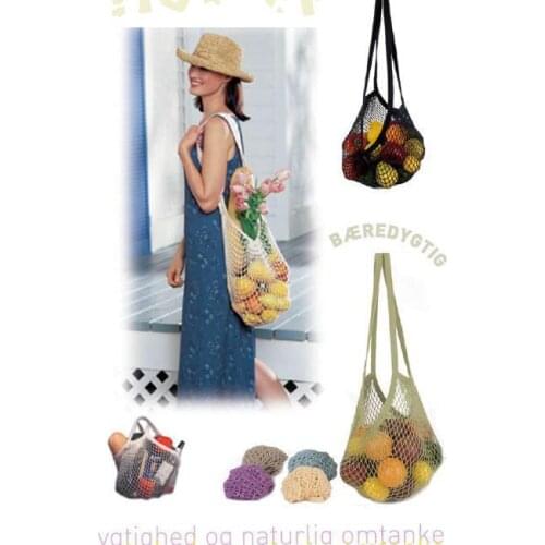 Hot Reusable String Shopping Grocery Bag Shopper Tote Mesh Net Woven Cotton Shopping Storage Bags