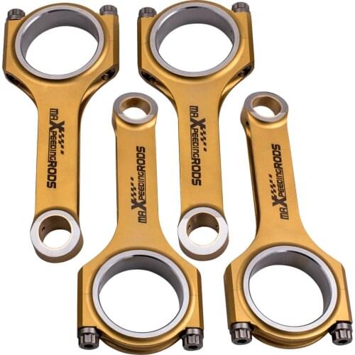 H Beam Titanizing EN24 Racing Connecting Rods For BMW X4 G02 SUV xDrive 30i 2.0T 4340 Connecting Rods W/ARP 2000 Bolts