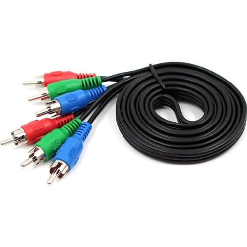 Component YPbPr Video Cable Male to Male For DVD 1.5 Meter with good Quality for Blue Ray DVD, Projector, HDTV, TV Devices