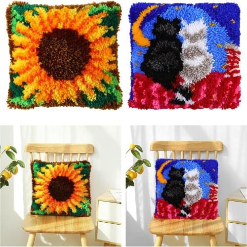 Rug Canvas Carpet Making Embroidery Latch Hook Kits Crocheting Cross Stitch Knitted Needlework Sewing Supplies