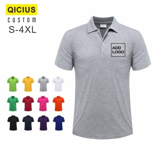 Summer Mens Tops DIY Brand Custom Unisex Style Mens Polo Shirts Embroidered Printed Logo With Short Sleeve Golf Clothing