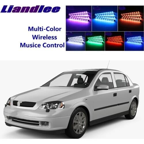 LiandLee Car Glow Interior Floor Decorative Seats Accent Ambient Neon light For Opel Astra G