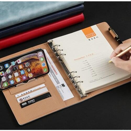 Multifunction Notebook Journal A5 B5 Fashion Loose-leaf Binder Agenda 2021 Planner Notepad School Office Daily Weekly Plan Book