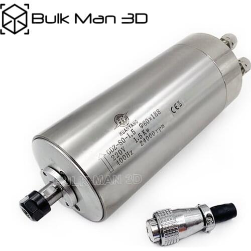 CNC Spindle 1.5KW Water Cooled Router Spindle Motor for WorkBee Lead CNC Engraving Milling Machine