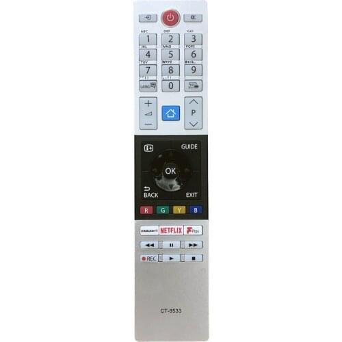 New Remote Control CT-8533 For TOSHIBA 2018/2019 TV Models With Netflix Fplay 2863DB 3862DB 3863DB 3863DB 3864DB 5863DB 7863DB