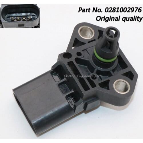 OEM 0281002976 Turbo Air Boost Intake Manifold Pressure Sensor MAP Sensor for VW Beetle Golf Passat Touareg Audi A8 Q7 TT