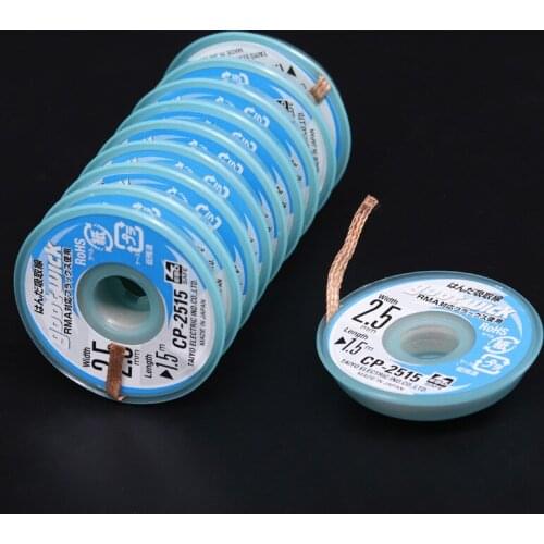 Original Goot Wick Soldering Wick Accessory Braided Copper Wire Desoldering Wick BGA Solder Remover CP1515 CP2015 CP2515 CP3515
