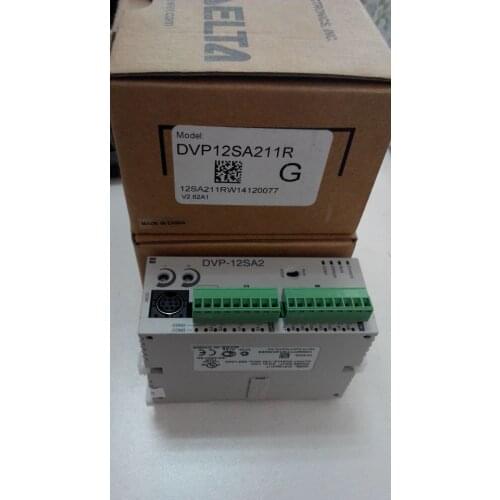 Original PLC DVP12SA211R, NEW DVP12SA211R, SA2 Series 24 VDC 12 Point, 8DI 4DO Relay Programmable Logic Controller Freeship