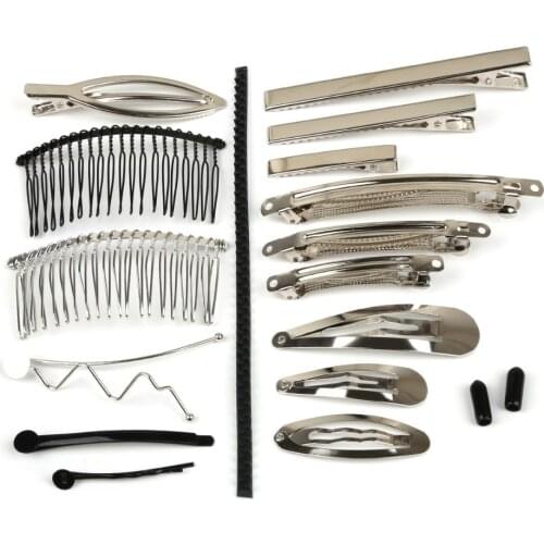 5-20Pcs Iron Hair Comb Hair Clips Claw Hairpins DIY Jewelry Findings Hair Ornaments Material hair accessories for women DIY