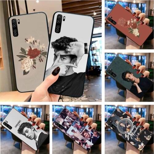 Pop singer Shawn Mendes Magcon 98 Silicone Black Phone Case for Huawei P40 P30 P20 lite Pro Mate 30 20 Pro P Smart 2019 prime