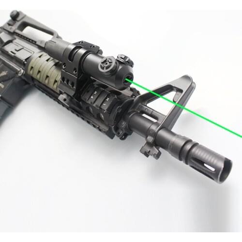 Military Rifle IPX8 Waterproof Long Distance Green Laser Sight Adjustable Tactical Weapons for ak 47 ar15 with Pressure Switch