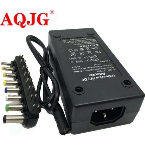 110-220v AC To DC 12V/15V/16V/18V/19V/20V/24V Laptop Charger Adapter 96W Universal Laptop PC Netbook Power Supply Charger Black