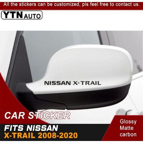 Mirror Stickers For Nissan X-trail 2008-2020 Car Body Decal Vinyl Adhesive Car Accessories
