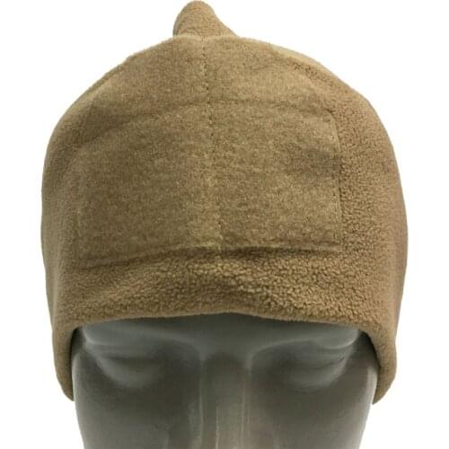 Winter Fleece Thermal Molle Tactical Protect Cap Outdoor Sports Riding Hunting Windproof Warm Skullies Magic Paste Headwear Hat