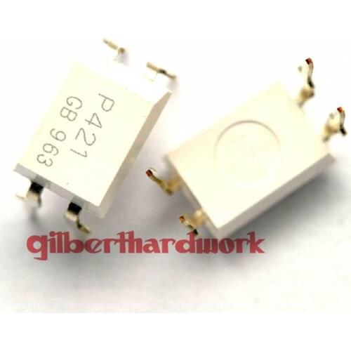 10*Photoelectric Coupling Tlp421 P421 Gb Transistor Output Dip-4 Straight Pin
