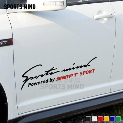 10 Pieces Customizable Sports Mind Car Styling Automobiles Car Decoration Car Sticker Decal For Suzuki Swift Car Accessories