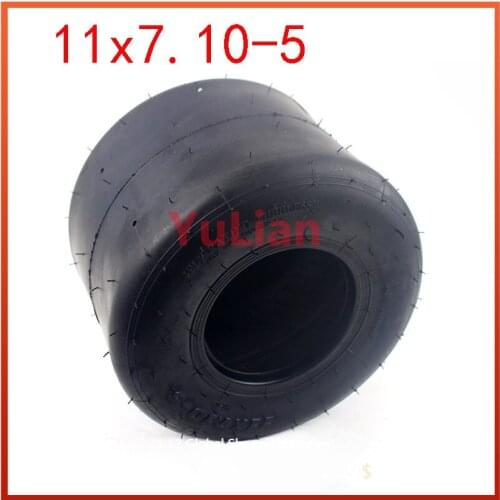 11x7.10-5 Tire for 168 Go Kart 5 inch Tyre Rear Tires Fitting for Drift Wheels