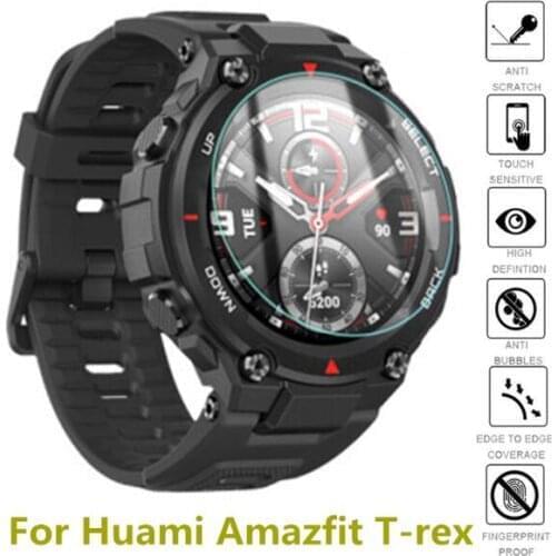 2020 Tempered Glass Watch For Huami Amazfit T-Rex Screen Protector Protection Film For Amazfit T rex Smart Watch