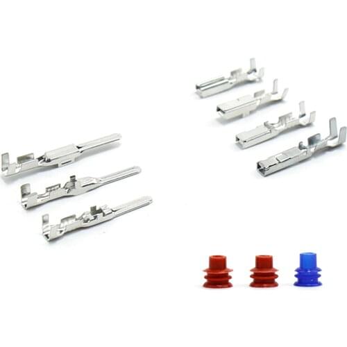 627-F 625 616 611 612 621 G2 2.2 mm Male Female Automotive Crimp Terminals 60Pcs Car Boat Truck Cold Pressing Wire Connector
