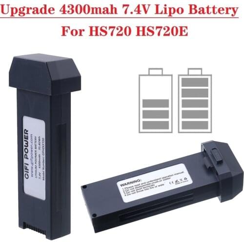 7.4V 4300mah Lithium Battery Upgrade Capacity for HS720 HS720E Quadcopter Accessories Remote Control Drone Battery spare parts